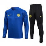Inter Mailand Training Sweatshirts Viertelreißverschluss 2023-24 Blaue Inter Mailand Training Sweatshirts Viertelreißverschluss 2023-24 Blaue